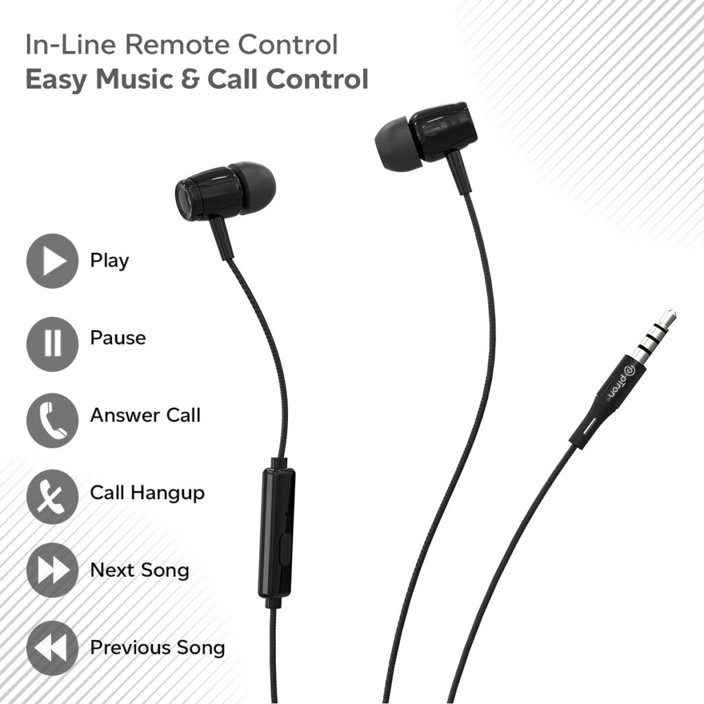 pTron Pride Indie in-Ear Wired Earphones
