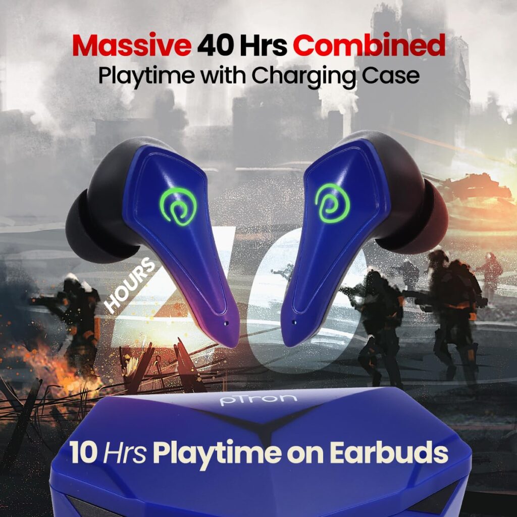 pTron Basspods torq TWS Earbuds
